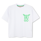 Camiseta manga corta y algod&oacute;n HUGO 
                    NI&Ntilde;O