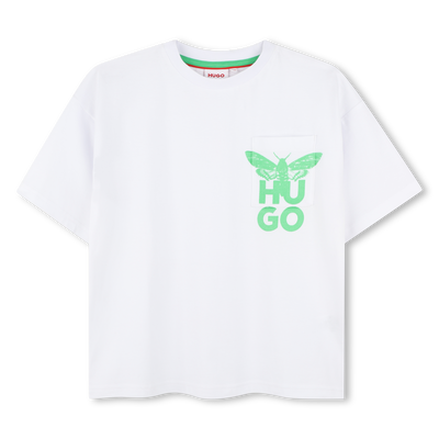 Camiseta manga corta y algod&oacute;n HUGO NI&Ntilde;O