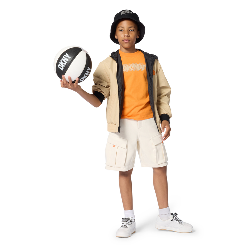 BERMUDAS DE FELPA DKNY 
                        NI&Ntilde;O