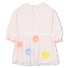 Vestido bimaterial BILLIEBLUSH 
                    NI&Ntilde;A