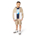 Zapatillas altas con cordones BOSS 
                    NI&Ntilde;O