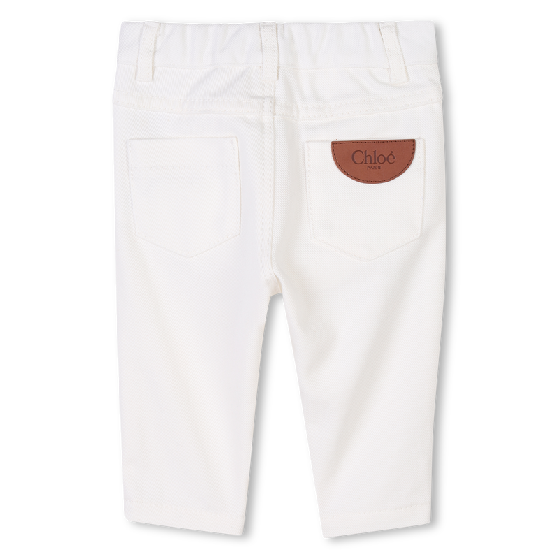 Pantal&oacute;n de sarga de algod&oacute;n CHLOE 
                        NI&Ntilde;A