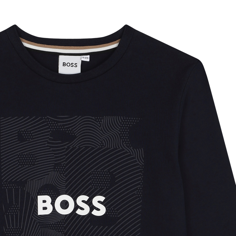 Camiseta de manga larga BOSS 
                        NI&Ntilde;O