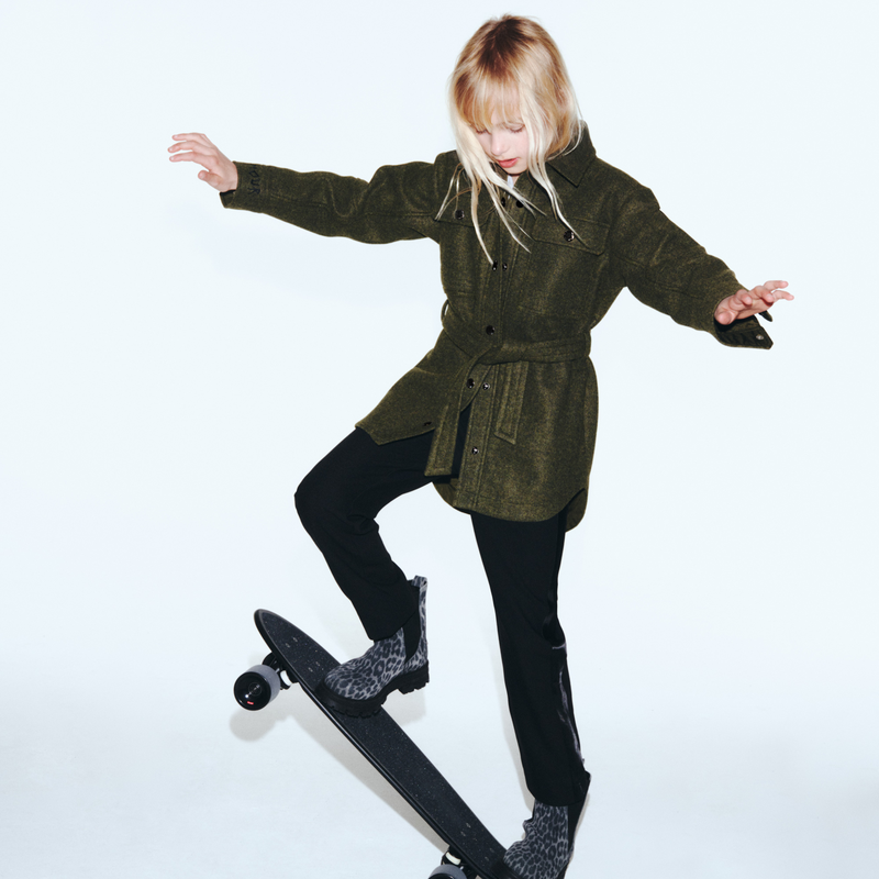 Botines de cuero estampados ZADIG & VOLTAIRE 
                        NI&Ntilde;A