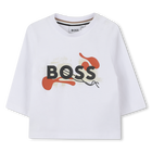 Camiseta de manga larga, BLANCO, hi-res