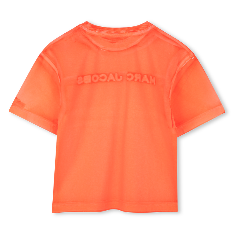 Camiseta de algod&oacute;n bordada MARC JACOBS 
                        UNISEXO