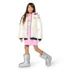 Chaqueta acolchada con capucha KARL LAGERFELD KIDS 
                    NI&Ntilde;A