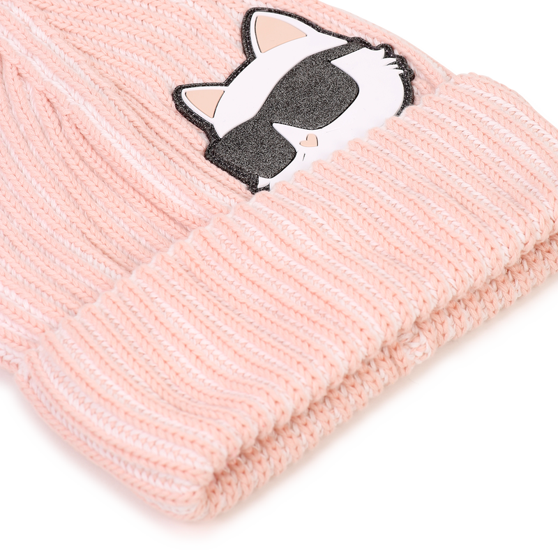 Gorro de punto KARL LAGERFELD KIDS 
                        NI&Ntilde;A