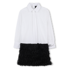 Vestido de manga larga KARL LAGERFELD KIDS 
                    NI&Ntilde;A