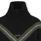 Jersey con cuello alto con cremallera HUGO 
                    NI&Ntilde;O