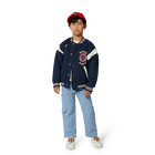 Gorra de algod&oacute;n bordada KENZO KIDS 
                    UNISEXO