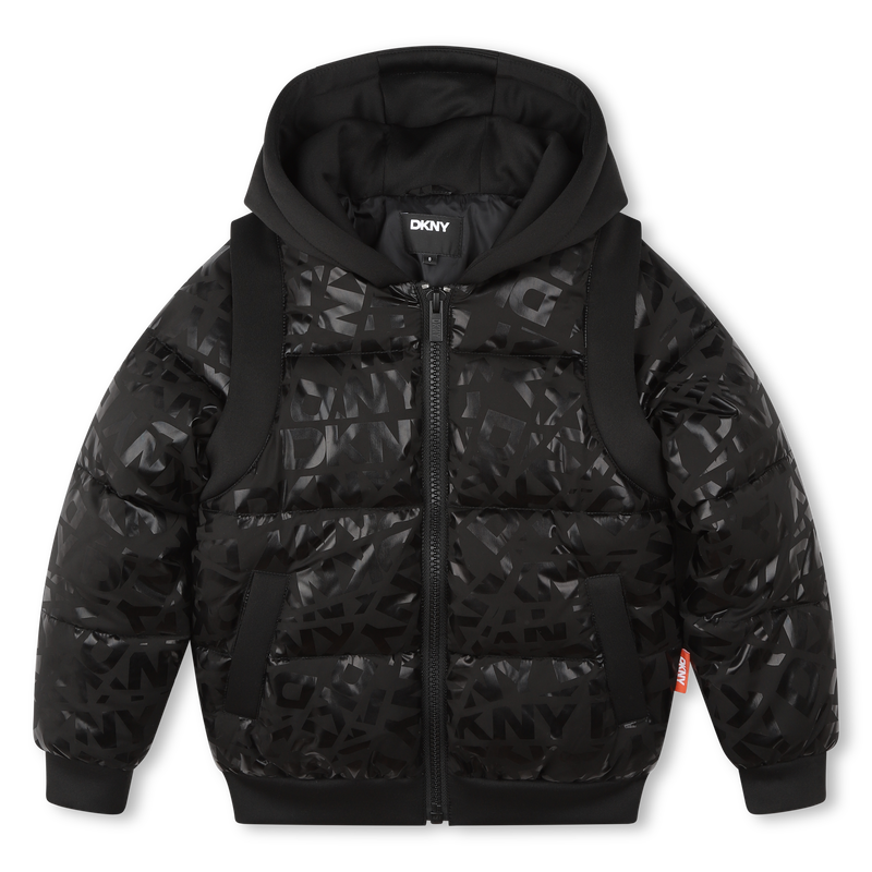 Plumas con capucha DKNY 
                        UNISEXO