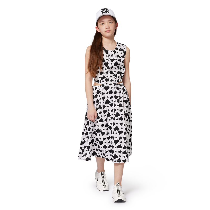 Vestido de algod&oacute;n estampado DKNY 
                        NI&Ntilde;A