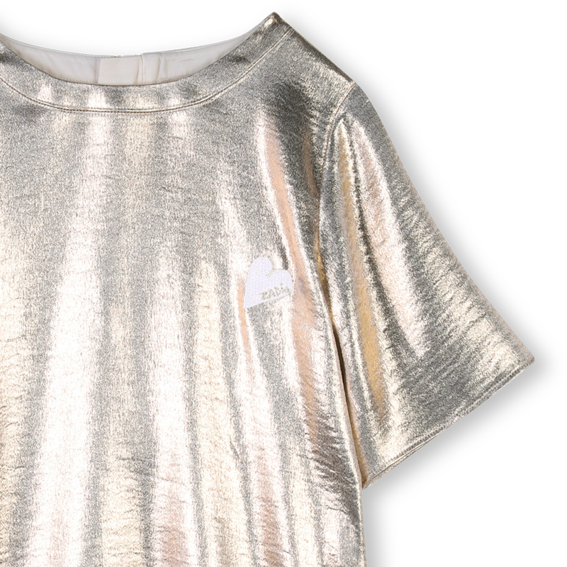 Vestido de aspecto metalizado ZADIG & VOLTAIRE 
                        NI&Ntilde;A