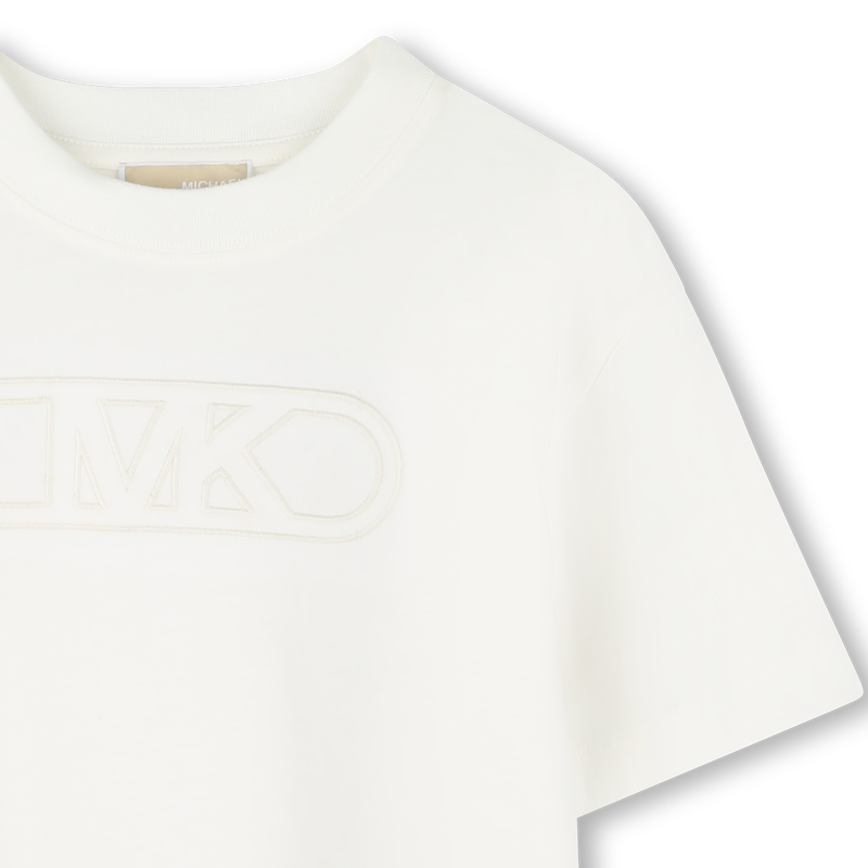 Camiseta bordada de algod&oacute;n MICHAEL KORS 
                        NI&Ntilde;A
