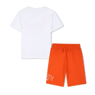 Conjunto de camiseta y bermuda DKNY 
                    NI&Ntilde;O