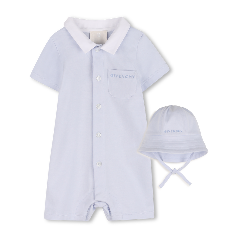 CONJUNTO DE MONO Y GORRO GIVENCHY 
                        UNISEXO