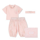 Conjunto de camiseta, pijama y diadema KENZO KIDS 
                    NI&Ntilde;A