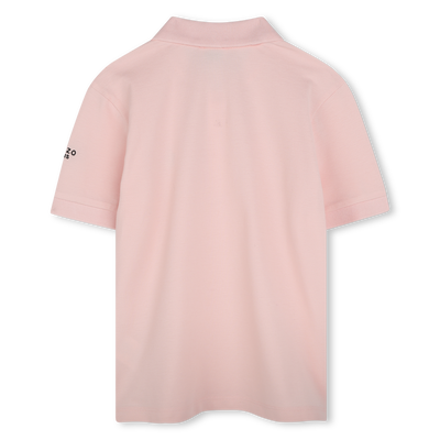 Polo con parche y bordado KENZO KIDS UNISEXO