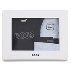 Conjunto de c&aacute;rdigan + pantal&oacute;n + camiseta BOSS 
                    NI&Ntilde;O