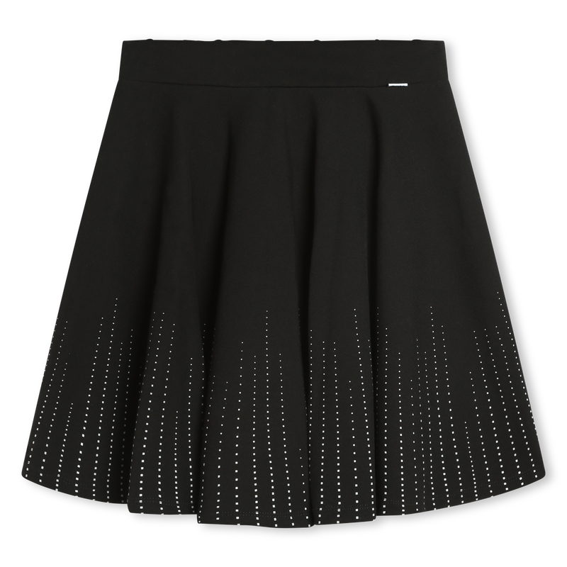Falda de patinadora estampada