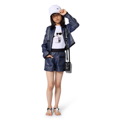 CAMISETA DE MANGA CORTA KARL LAGERFELD KIDS NI&Ntilde;A