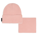 Conjunto de gorro y bufanda. KARL LAGERFELD KIDS 
                    NI&Ntilde;A