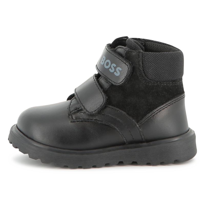 Botines con cierre de velcro BOSS 
                        NI&Ntilde;O