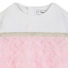 Vestido formal de algod&oacute;n KARL LAGERFELD KIDS 
                    NI&Ntilde;A