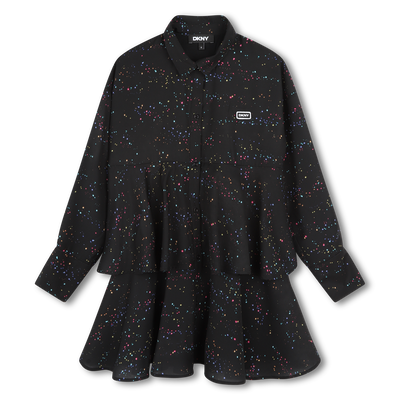 Vestido con volantes DKNY NI&Ntilde;A