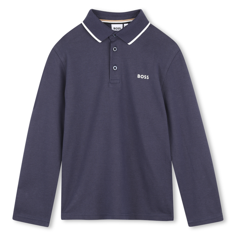 Polo de manga larga BOSS 
                        NI&Ntilde;O