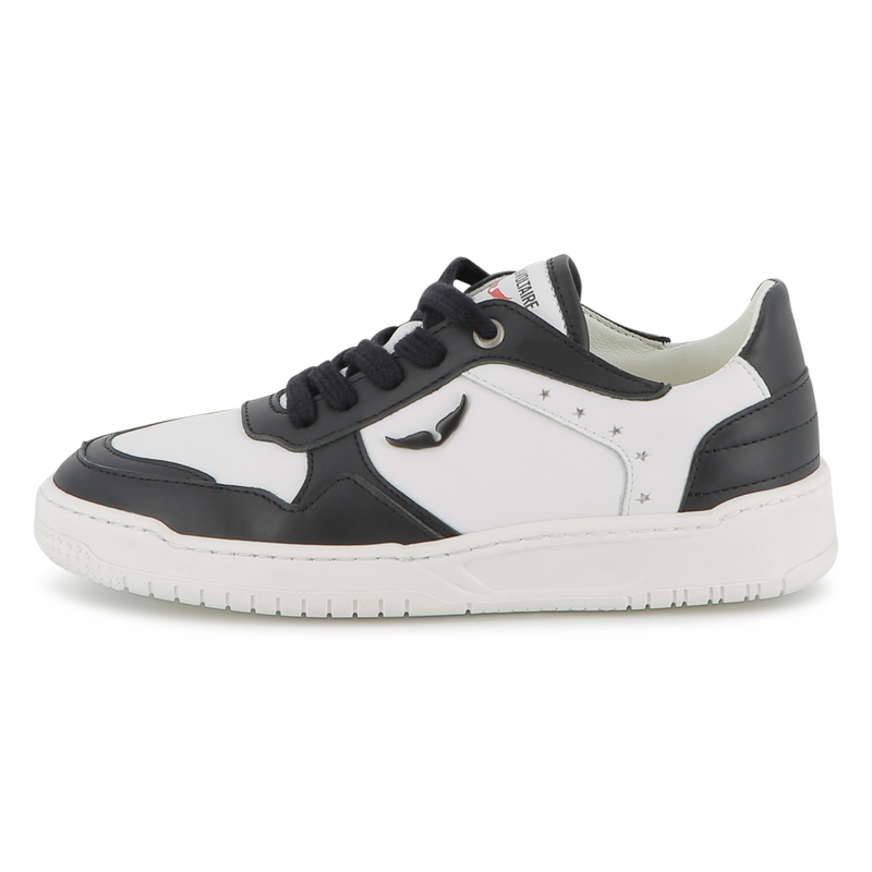 Zapatillas de piel de vaca con cordones ZADIG & VOLTAIRE 
                        UNISEXO