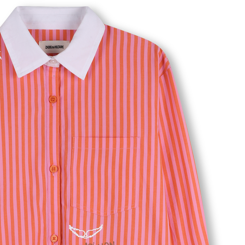 VESTIDO CAMISERO ZADIG & VOLTAIRE 
                        NI&Ntilde;A