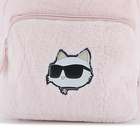 Mochila peque&ntilde;a de vell&oacute;n esponjoso KARL LAGERFELD KIDS 
                    NI&Ntilde;A