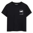 Camiseta de mangas cortas KARL LAGERFELD KIDS 
                    NI&Ntilde;O