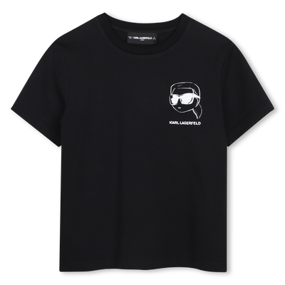 Camiseta de mangas cortas KARL LAGERFELD KIDS NI&Ntilde;O