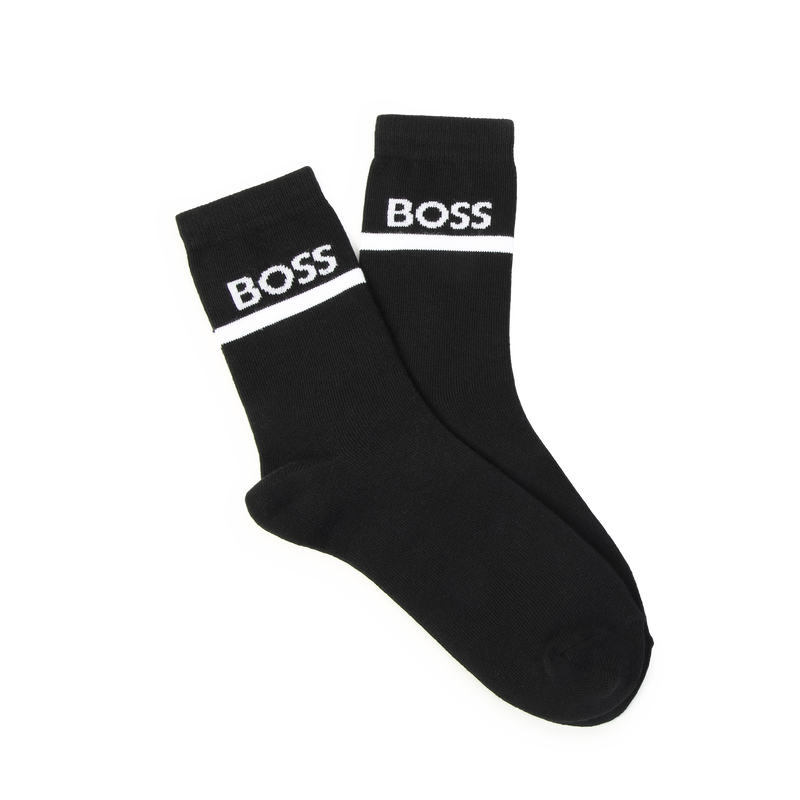 JUEGO DE 2 PARES DE CALCETINES BOSS 
                        NI&Ntilde;O