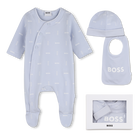 Conjunto de pijama + babero + ban BOSS 
                    NI&Ntilde;O