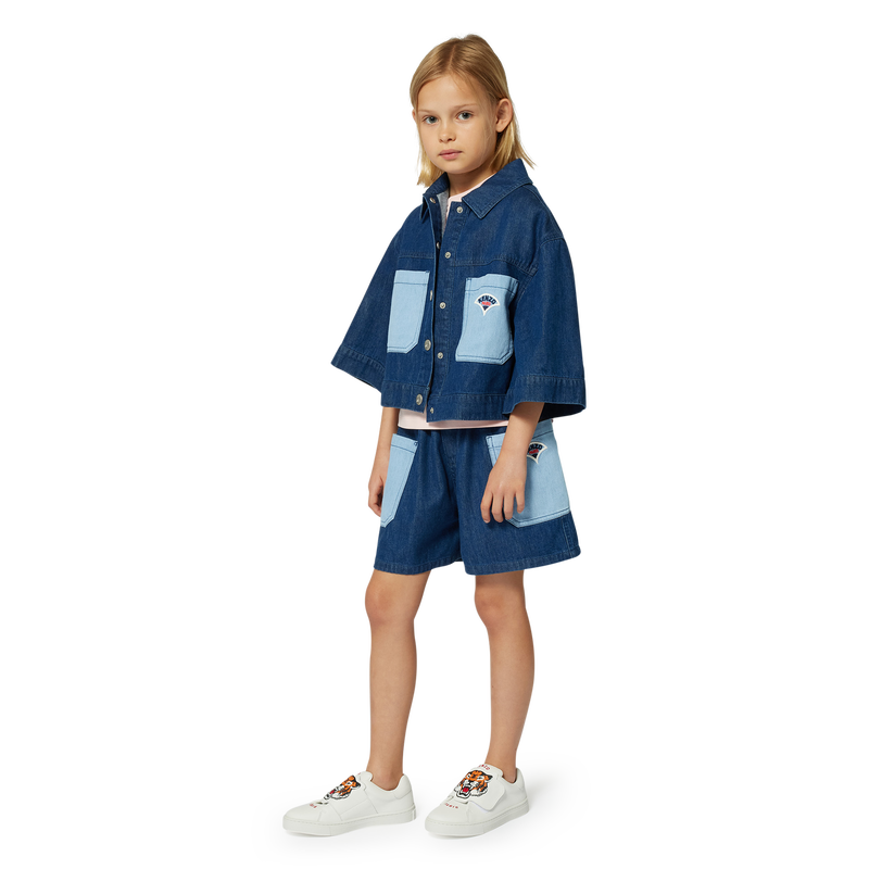 Deportivas de cuero con velcro