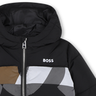 Chaqueta acolchada con capucha BOSS 
                    NI&Ntilde;O
