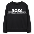 Sudadera de cuello redondo BOSS 
                    NI&Ntilde;O