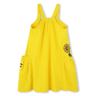 Vestido de rizo con bordados KENZO KIDS 
                    NI&Ntilde;A
