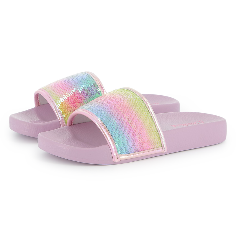 Chanclas lentejuelas irisadas BILLIEBLUSH 
                        NI&Ntilde;A