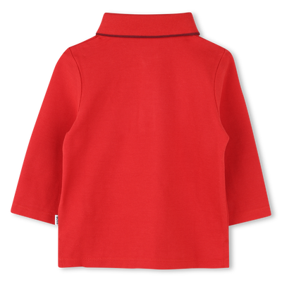 Polo de piqu&eacute; de algod&oacute;n BOSS NI&Ntilde;O