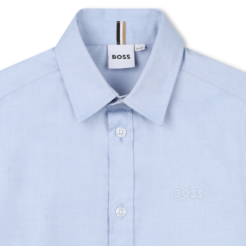 CAMISA DE MANGA CORTA BOSS 
                        NIÑO