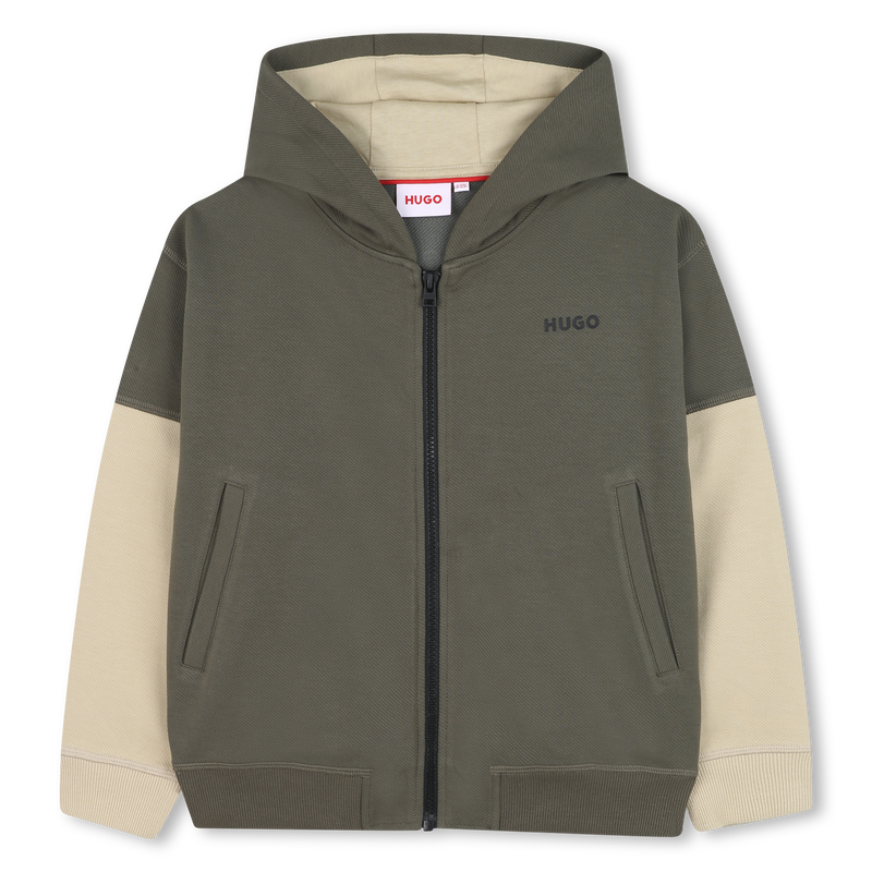 C&aacute;rdigan con capucha HUGO 
                        NI&Ntilde;O