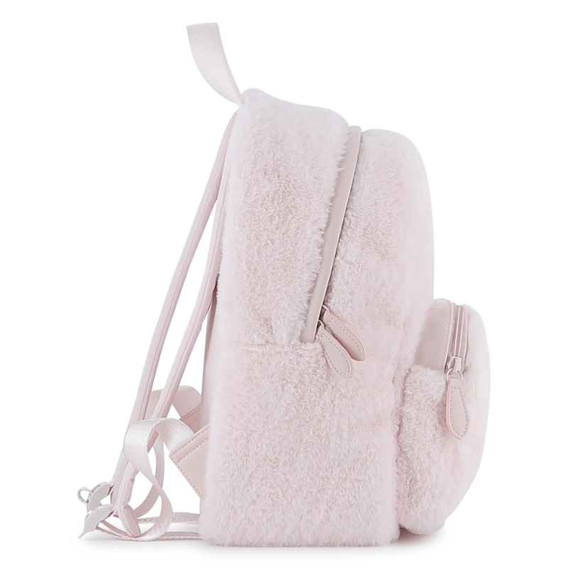 Mochila peque&ntilde;a de vell&oacute;n esponjoso KARL LAGERFELD KIDS 
                        NI&Ntilde;A