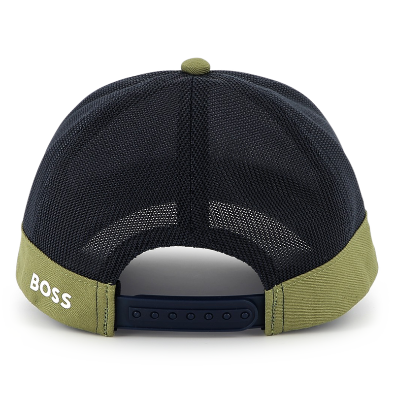 Gorra ajustable de algod&oacute;n BOSS 
                        NI&Ntilde;O