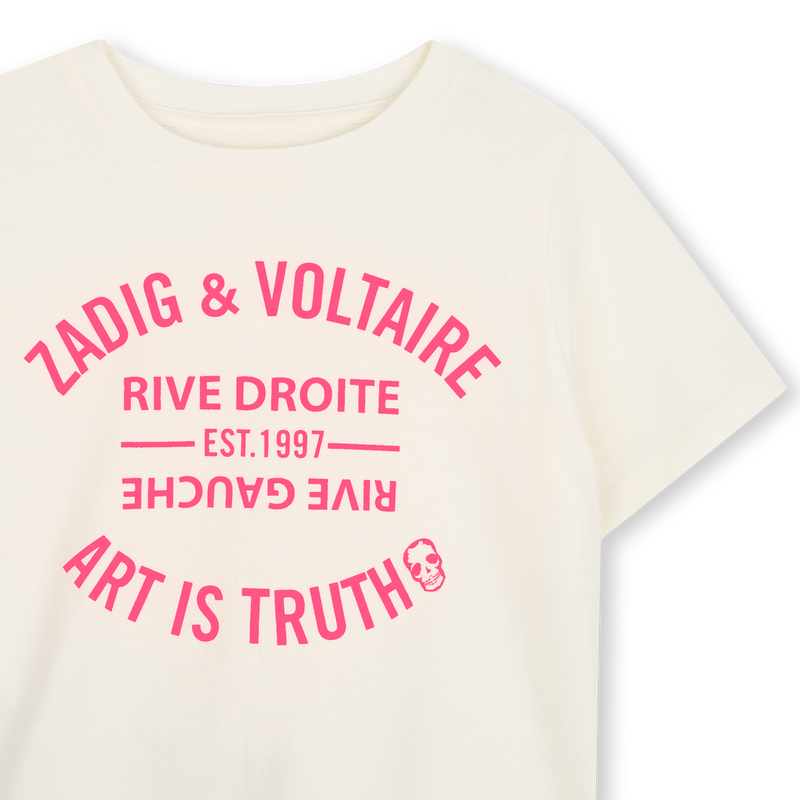Camiseta de mangas cortas ZADIG & VOLTAIRE 
                        NI&Ntilde;A