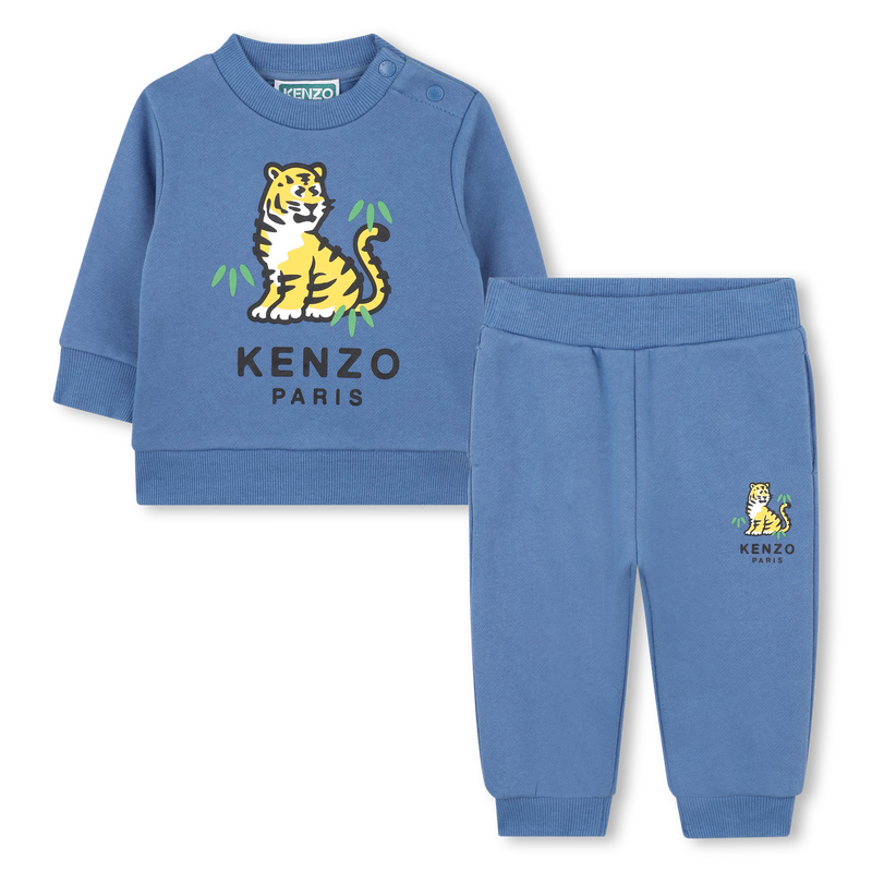 Sudadera y pantal&oacute;n en felpa KENZO KIDS 
                        UNISEXO